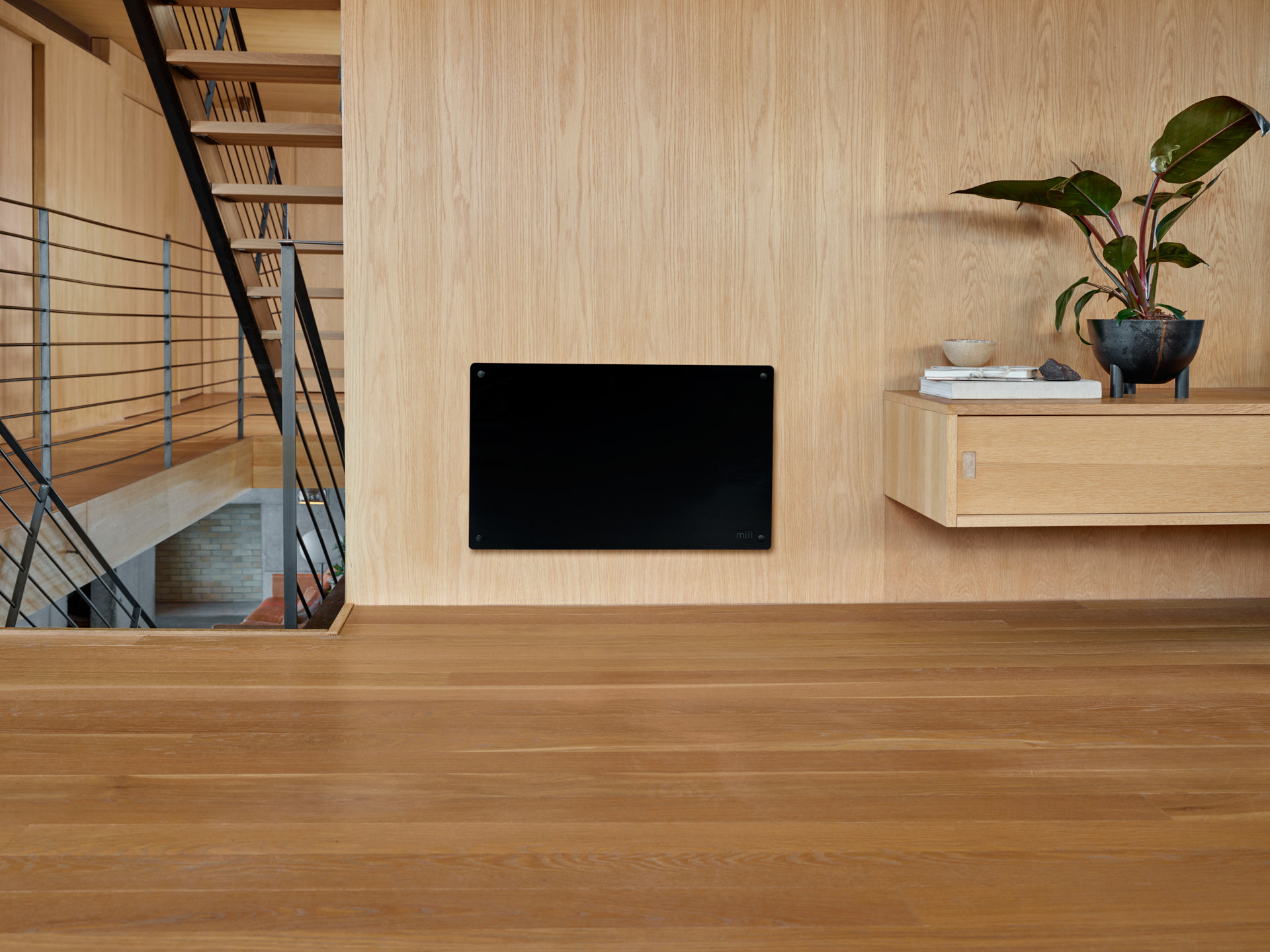 Mill | Heater | GL600WIFI3B WiFi Gen3 | Panel Heater | 600 W | Suitable for rooms up to 8-11 m² | Black | IPX4