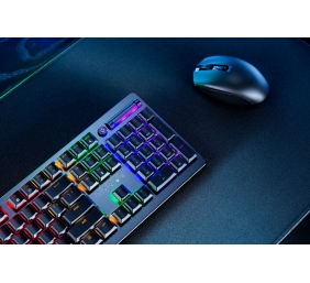 Razer | Gaming Keyboard | Deathstalker V2 Pro | Gaming Keyboard | Wireless | RGB LED light | NORD | Bluetooth | Black | Numeric keypad | Optical Switches (Linear) | Wireless connection