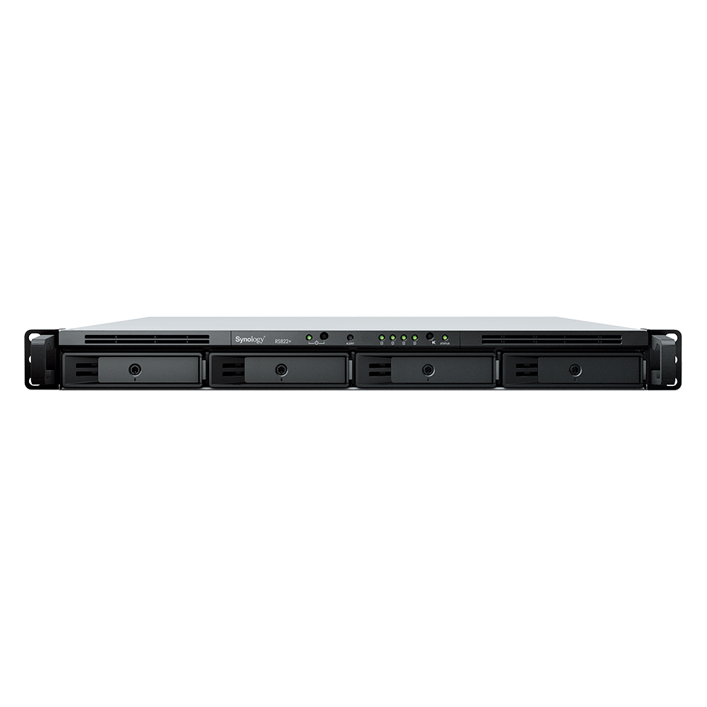 Synology | RackStation | RS822+ 4-Bay NAS Enclosure | AMD Ryzen | V1500B | Processor frequency 2.2 GHz | 2 GB | DDR4