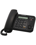Panasonic Corded KX-TS580FXB Built-in display, Speakerphone, 618 g, 95 x 190 x 196 mm, Black, Caller ID, Phonebook capacity 50 entries