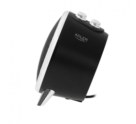Adler | Fan Heater | AD 7742 | Ceramic | 1500 W | Number of power levels 2 | Suitable for rooms up to  m² | Black/Silver
