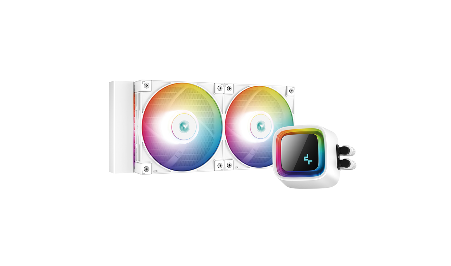 Deepcool | LS520 A-RGB | CPU Liquid Cooler | White | Intel, AMD