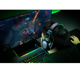 Laidinės žaidimų ausinės Razer RZ04-04570100-R3M1 Blackshark V2 X, Juoda/Žalia