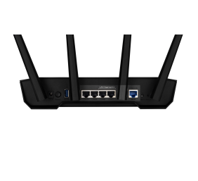 Dual Band WiFi 6 Gaming Router | TUF-AX3000 | 802.11ax | 2402+574 Mbit/s | 10/100/1000 Mbit/s | Ethernet LAN (RJ-45) ports 4 | Mesh Support Yes | MU-MiMO Yes | No mobile broadband | Antenna type 4xExternal | 1 x USB 3.2 Gen 1