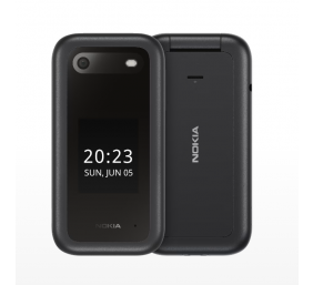 Nokia | 2660 Flip | Black | 2.8 " | TFT LCD | 240 x 320 | Unisoc | 0.128 GB | Dual SIM | Nano-SIM | Yes | Main camera 0.3 MP | Secondary camera  MP | 1450  mAh | Bluetooth | 4.2