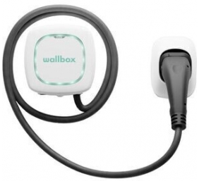 Wallbox | Pulsar Plus Electric Vehicle charger, 5 meter cable Type 2, 11kW, RCD(DC Leakage) + OCPP | 11 kW | Wi-Fi, Bluetooth | 5 m | White