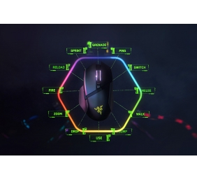 Razer Basilisk V3 Pro Belaidė/Laidinė žaidimų pelė RF Wireless+Bluetooth+USB-C, 30000 DPI, Juoda