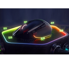 Razer Basilisk V3 Pro Belaidė/Laidinė žaidimų pelė RF Wireless+Bluetooth+USB-C, 30000 DPI, Juoda