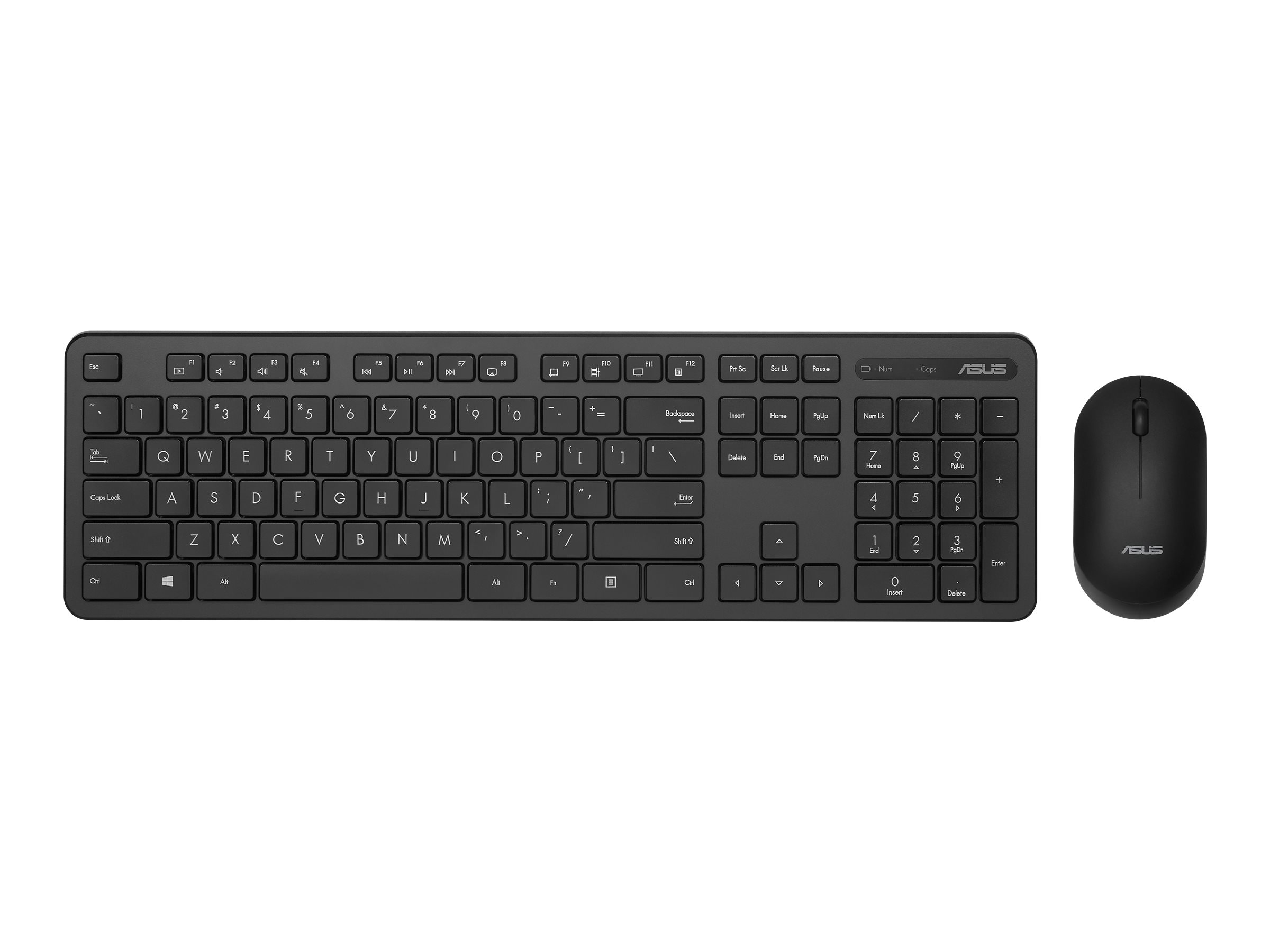 Asus | Keyboard and Mouse Set | CW100 | Keyboard and Mouse Set | Wireless | Mouse included | Batteries included | UI | Black