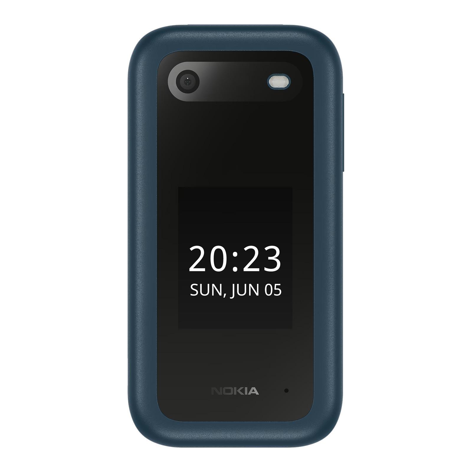Nokia | 2660 Flip | Yes | Unisoc | Blue | 2.8 " | TFT LCD | 0 GB | Dual SIM | Nano-SIM | Bluetooth | 4.2 | Main camera resolution 0.3 MP | 1450  mAh