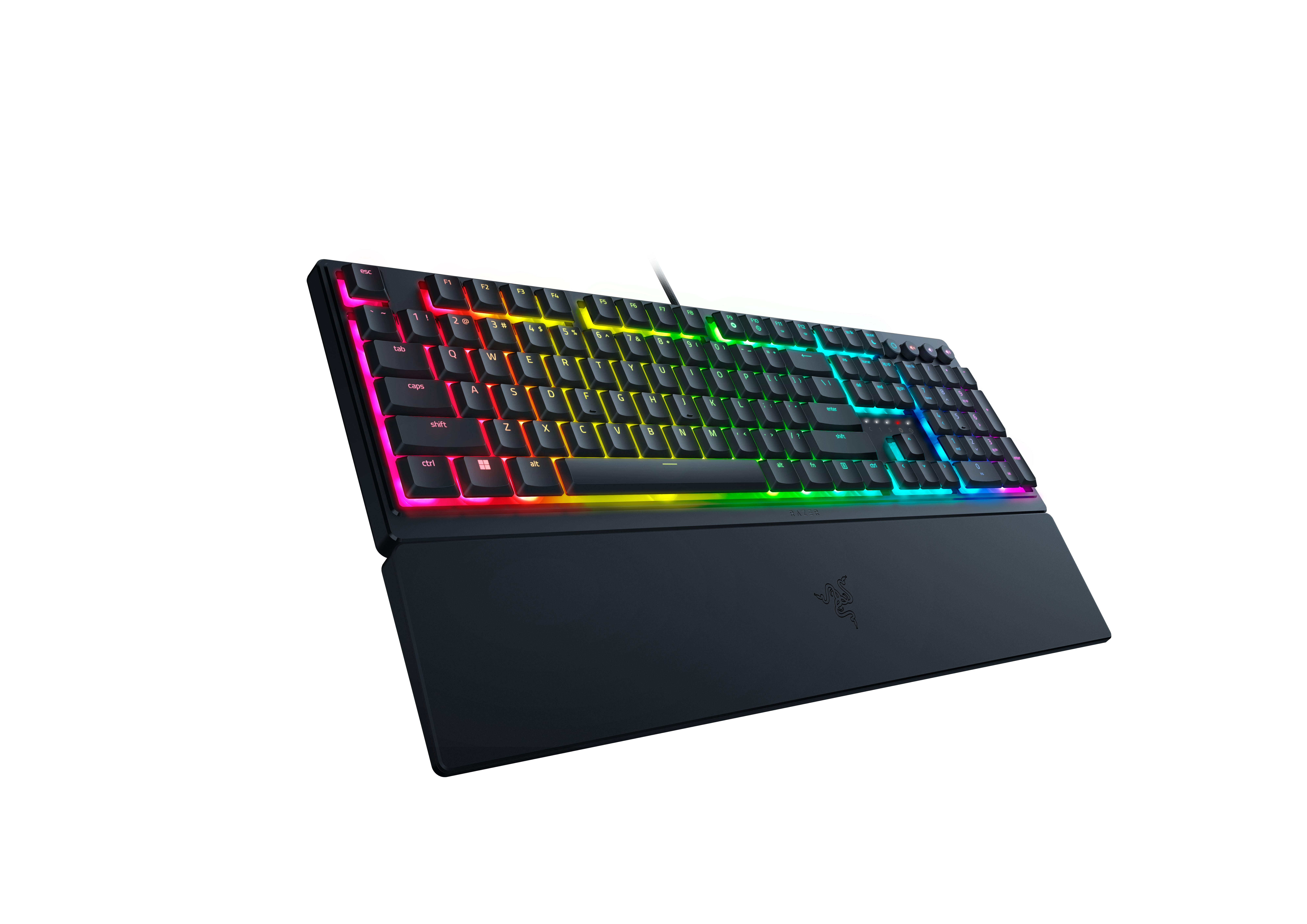 Razer | Gaming Keyboard | Ornata V3 | Gaming keyboard | Wired | RGB LED light | NORD | Razer Mecha-Membrane | Black