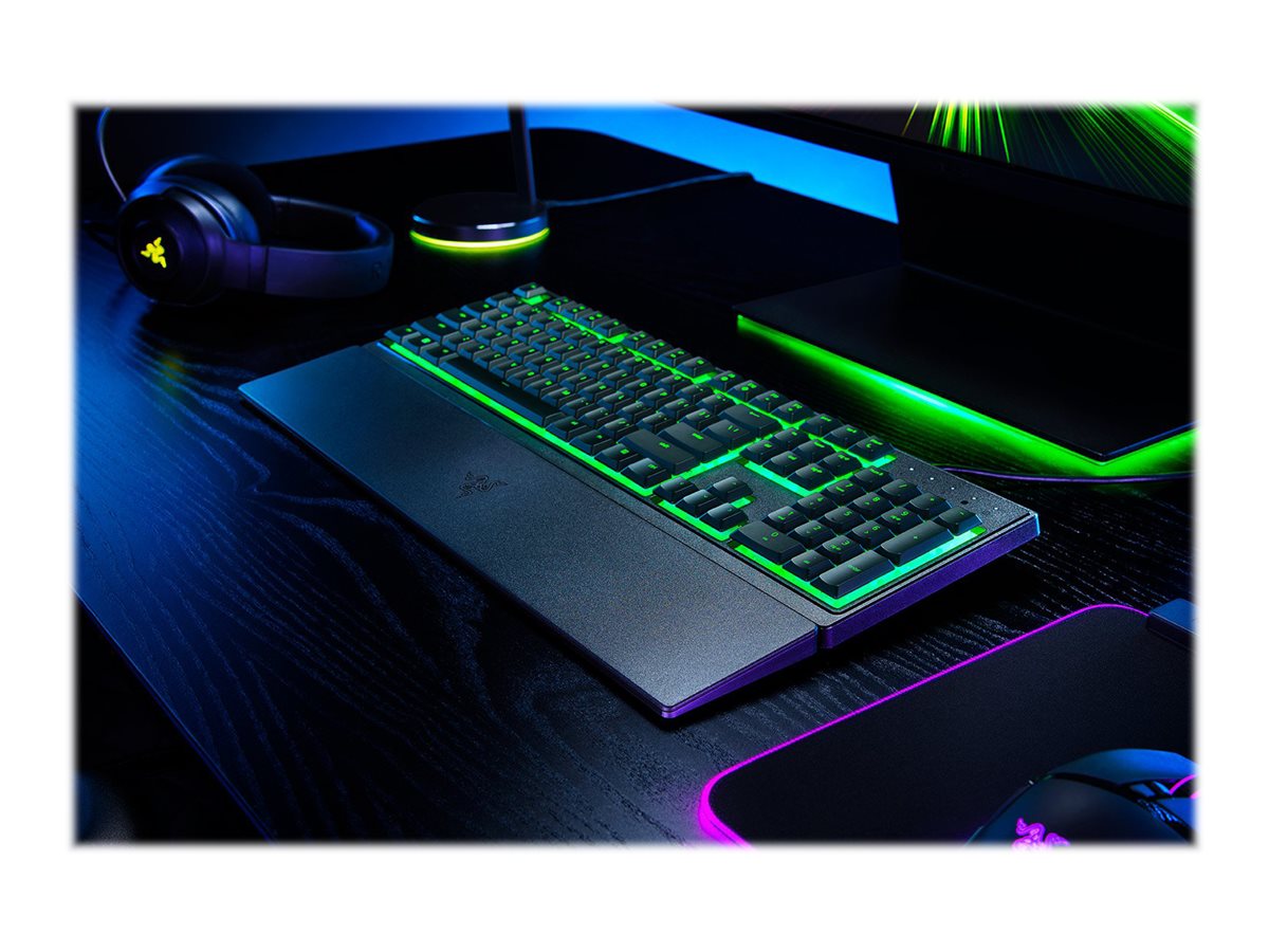 Razer | Gaming Keyboard | Ornata V3 X | Gaming keyboard | Wired | RGB LED light | NORD | Silent Membrane | Black