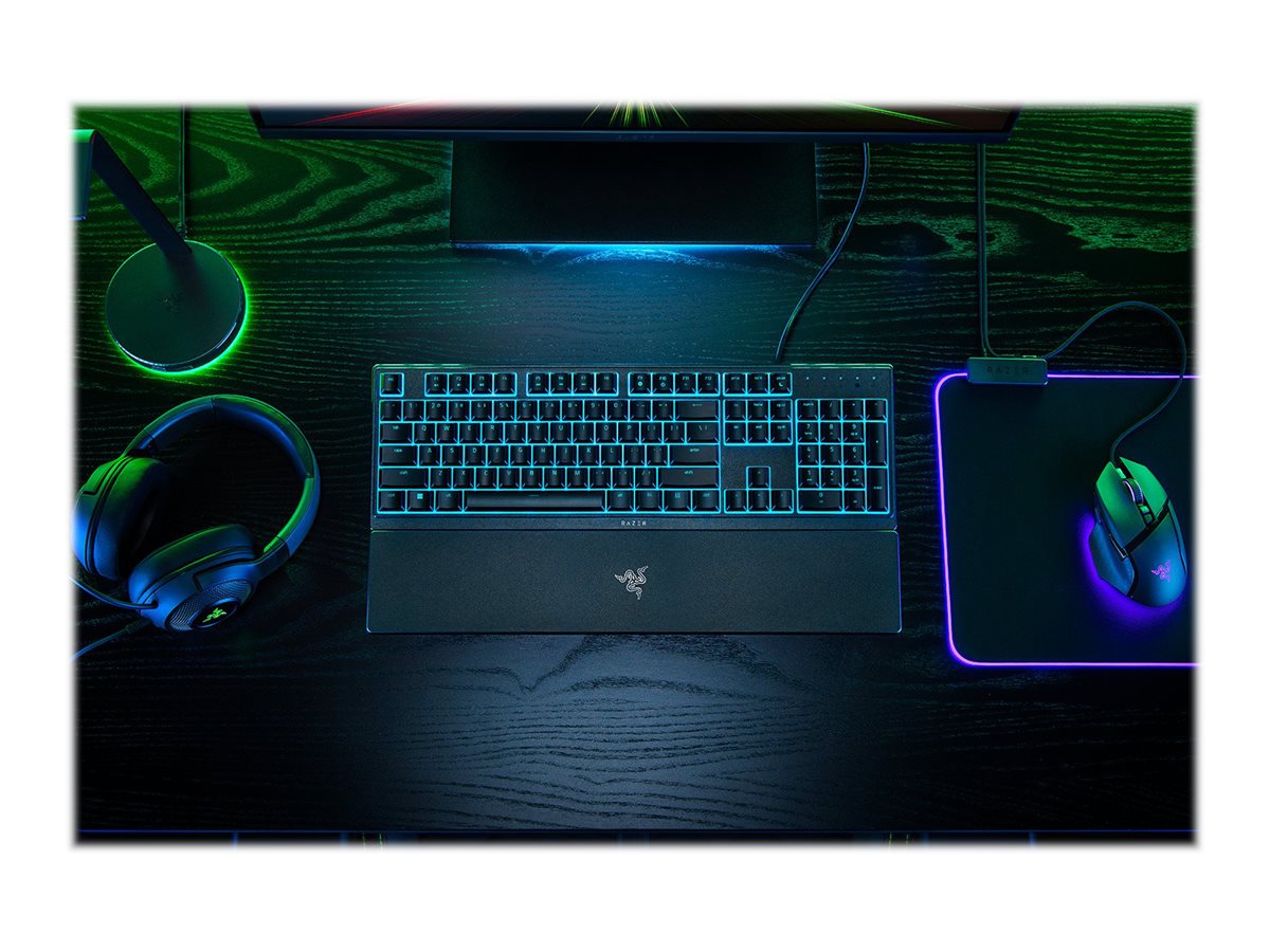 Razer | Gaming Keyboard | Ornata V3 X | Gaming keyboard | Wired | RGB LED light | NORD | Silent Membrane | Black