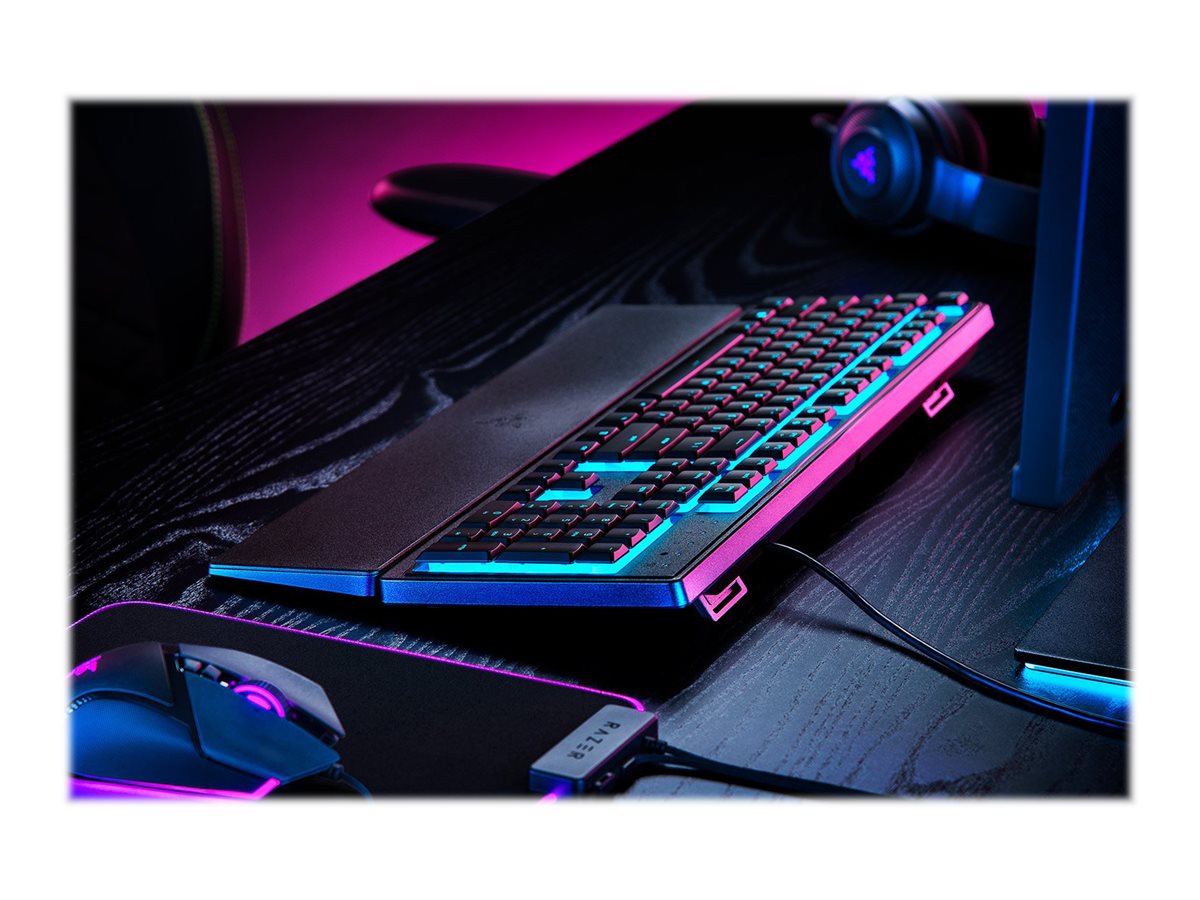 Razer | Gaming Keyboard | Ornata V3 X | Gaming keyboard | Wired | RGB LED light | NORD | Silent Membrane | Black