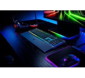 Razer Ornata V3 Laidinė žaidimų klaviatūra, USB, RGB LED, US, Mecha-membrane switch, Juoda