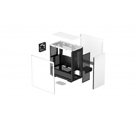 Deepcool | MID TOWER CASE | CH510 | Side window | White | Mid-Tower | Power supply included No | ATX PS2