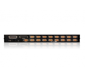 Aten CS1716A 16-Port PS/2-USB VGA KVM Switch with Daisy-Chain Port and USB Peripheral Support | Aten | 16-Port PS/2-USB VGA KVM Switch with Daisy-Chain Port and USB Peripheral Support | CS1716A