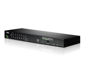 Aten CS1716A 16-Port PS/2-USB VGA KVM Switch with Daisy-Chain Port and USB Peripheral Support | Aten | 16-Port PS/2-USB VGA KVM Switch with Daisy-Chain Port and USB Peripheral Support | CS1716A
