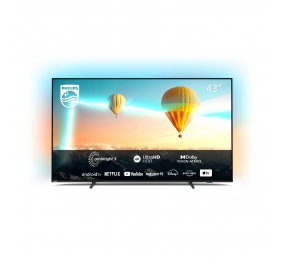 Philips 4K UHD LED 43" Android™ TV 43PUS8007/12 3-sided Ambilight 3840x2160p HDR10+ 4xHDMI 2xUSB LAN WiFi, DVB-T/T2/T2-HD/C/S/S2, 20W