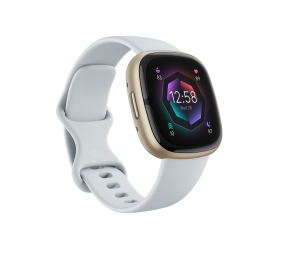 Sense 2 | Smart watch | NFC | GPS (satellite) | AMOLED | Touchscreen | Activity monitoring 24/7 | Waterproof | Bluetooth | Wi-Fi | Blue Mist/Soft Gold