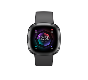 Sense 2 | Smart watch | NFC | GPS (satellite) | AMOLED | Touchscreen | Activity monitoring 24/7 | Waterproof | Bluetooth | Wi-Fi | Shadow Grey/Graphite