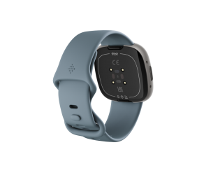 Versa 4 | Smart watch | NFC | GPS (satellite) | AMOLED | Touchscreen | Activity monitoring 24/7 | Waterproof | Bluetooth | Wi-Fi | Waterfall Blue/Platinum