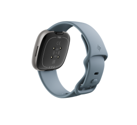 Versa 4 | Smart watch | NFC | GPS (satellite) | AMOLED | Touchscreen | Activity monitoring 24/7 | Waterproof | Bluetooth | Wi-Fi | Waterfall Blue/Platinum