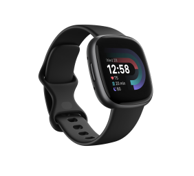 Versa 4 | Smart watch | NFC | GPS (satellite) | AMOLED | Touchscreen | Activity monitoring 24/7 | Waterproof | Bluetooth | Wi-Fi | Black/Graphite