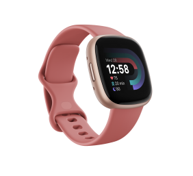 Versa 4 | Smart watch | NFC | GPS (satellite) | AMOLED | Touchscreen | Activity monitoring 24/7 | Waterproof | Bluetooth | Wi-Fi | Pink Sand/Copper Rose