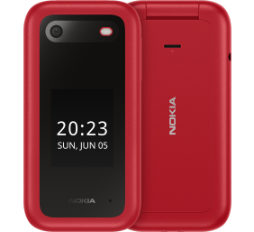 Nokia | 2660 TA-1469 | Red | 2.8 " | TFT LCD | 48 MB | 240 x 320 | Unisoc | 0.128 GB | Dual SIM | Nano-SIM | Yes | Main camera 0.3 MP | Secondary camera  MP | 1450  mAh | Bluetooth | 4.2