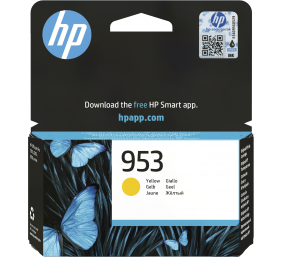 HP 953 (F6U14AE) Rašalinė kasetė, Geltona