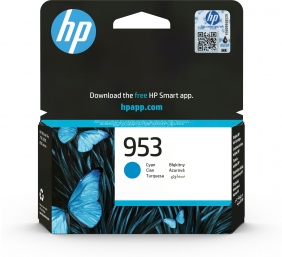 HP 953 (F6U12AE) Rašalinė kasetė, Žydra