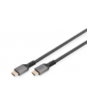 Digitus | Black | HDMI male (type A) | HDMI male (type A) | 8K PREMIUM HDMI 2.1 Connection Cable | HDMI to HDMI | 1 m