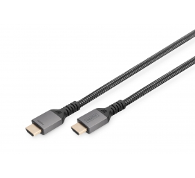 Digitus | 8K PREMIUM HDMI 2.1 Connection Cable | Black | HDMI male (type A) | HDMI male (type A) | HDMI to HDMI | 1 m