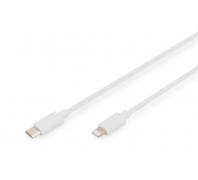 Digitus | Lightning to USB-C data/charging cable | DB-600109-020-W | USB-C to Lightning Apple Lightning 8-pin | USB C