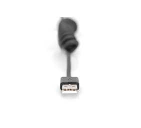 Digitus | USB 2.0 Type A to USB C Spiral Cable | AK-300430-006-S | USB-A to USB-C USB 2.0 Type A, plug | USB C, plug