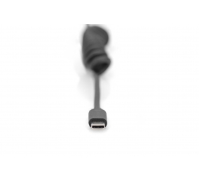 Digitus | USB 2.0 Type A to USB C Spiral Cable | AK-300430-006-S | USB-A to USB-C USB 2.0 Type A, plug | USB C, plug