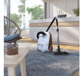Gorenje | Vacuum cleaner | VCEA21GPLW | Bagged | Power 700 W | Dust capacity 3 L | White