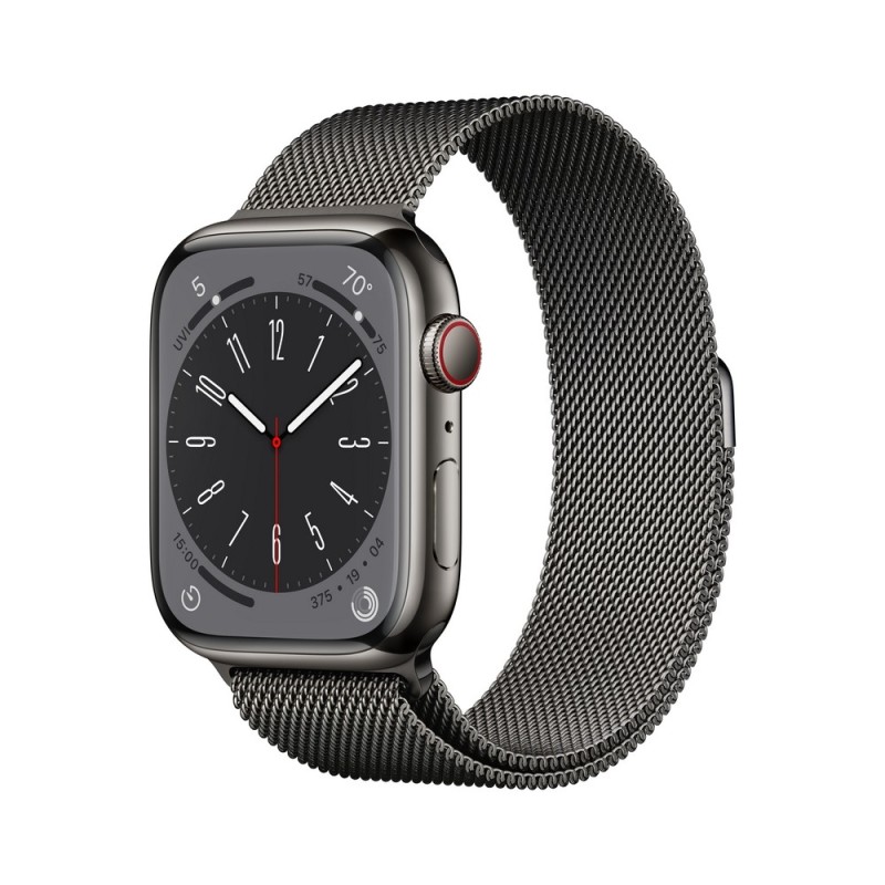 Watch Series 8 | MNKX3UL/A | Smart watches | GPS (satellite) | Retina LTPO OLED | Touchscreen | 45mm | Waterproof | Bluetooth | Wi-Fi | Graphite