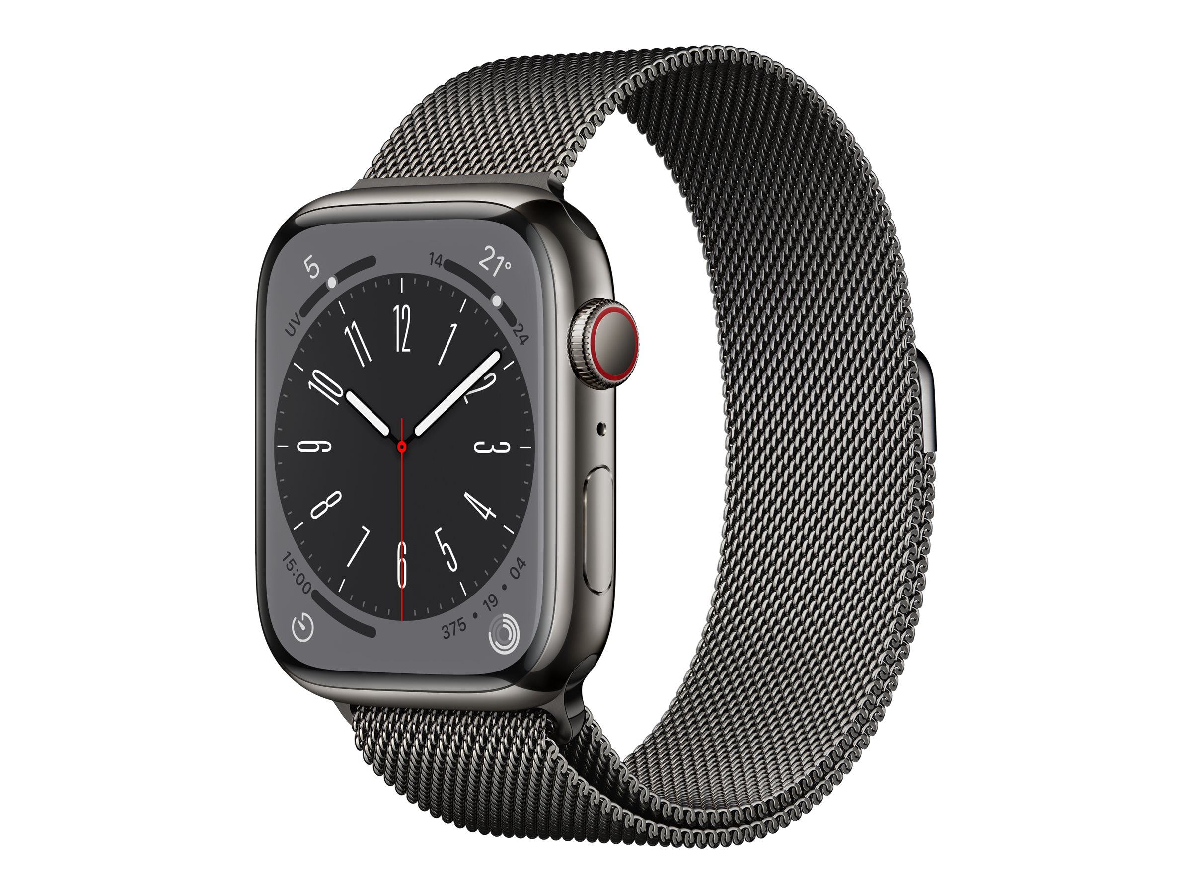 Watch Series 8 | MNKX3UL/A | Smart watches | GPS (satellite) | Retina LTPO OLED | Touchscreen | 45mm | Waterproof | Bluetooth | Wi-Fi | Graphite