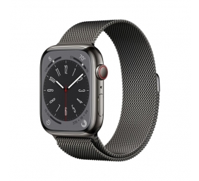 Watch Series 8 | MNKX3UL/A | Smart watches | GPS (satellite) | Retina LTPO OLED | Touchscreen | 45mm | Waterproof | Bluetooth | Wi-Fi | Graphite
