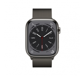 Watch Series 8 | MNKX3UL/A | Smart watches | GPS (satellite) | Retina LTPO OLED | Touchscreen | 45mm | Waterproof | Bluetooth | Wi-Fi | Graphite