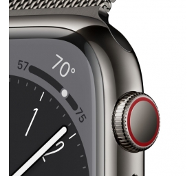 Watch Series 8 | MNKX3UL/A | Smart watches | GPS (satellite) | Retina LTPO OLED | Touchscreen | 45mm | Waterproof | Bluetooth | Wi-Fi | Graphite