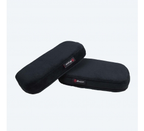 Arozzi Memory Foam Armrest Pads, Black