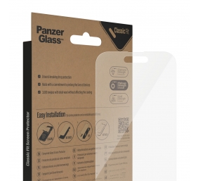 PanzerGlass | Screen protector | Apple | iPhone 14 Pro | Glass | Transparent | Classic Fit