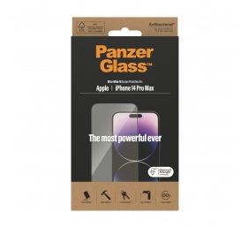 PanzerGlass | Screen protector | Apple | iPhone 14 Pro Max | Glass | Transparent | Ultra-Wide Fit