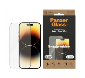 PanzerGlass | Screen protector | Apple | iPhone 14 Pro | Glass | Clear | Ultra-Wide Fit; Easy installation; Fingerprint resistant