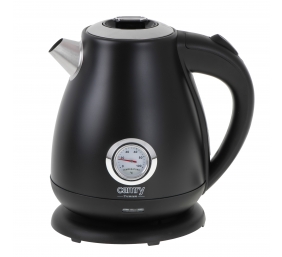 Camry | Kettle with a thermometer | CR 1344 | Electric | 2200 W | 1.7 L | Stainless steel | 360° rotational base | Black