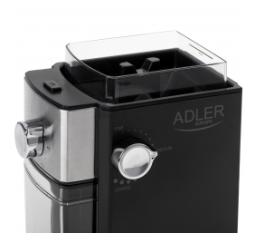 Adler | Coffee Grinder | AD 4448 | 300 W | Coffee beans capacity 250 g | Number of cups 12 per container pc(s) | Black