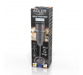 Adler | Milk frother with a stand | AD 4500 | Milk frother | Stainless Steel